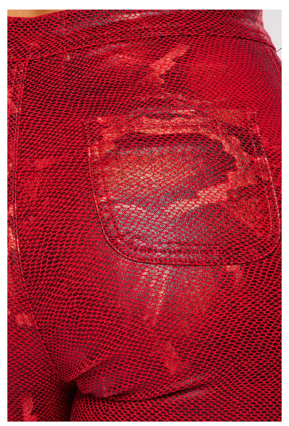 High Waisted Stretch Skinny Snake Print Jeans