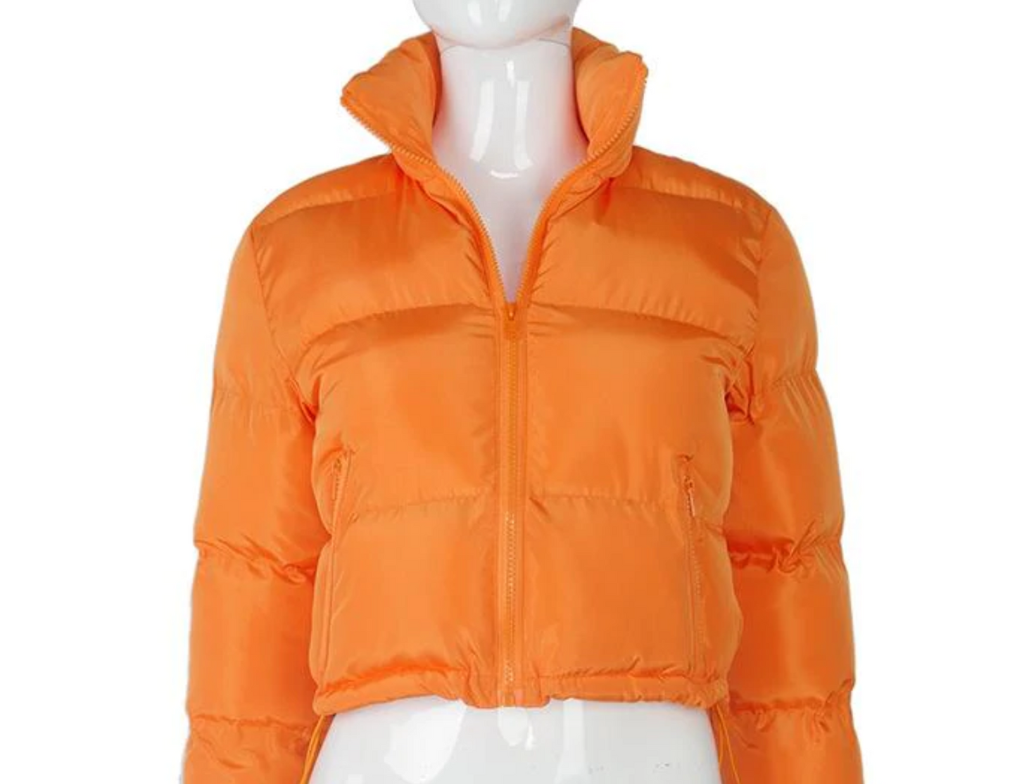 Women Crop Puffer Jacket