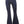 Load image into Gallery viewer, High Waist Flare Bottom Classic Five Button  Dark Blue Jeans
