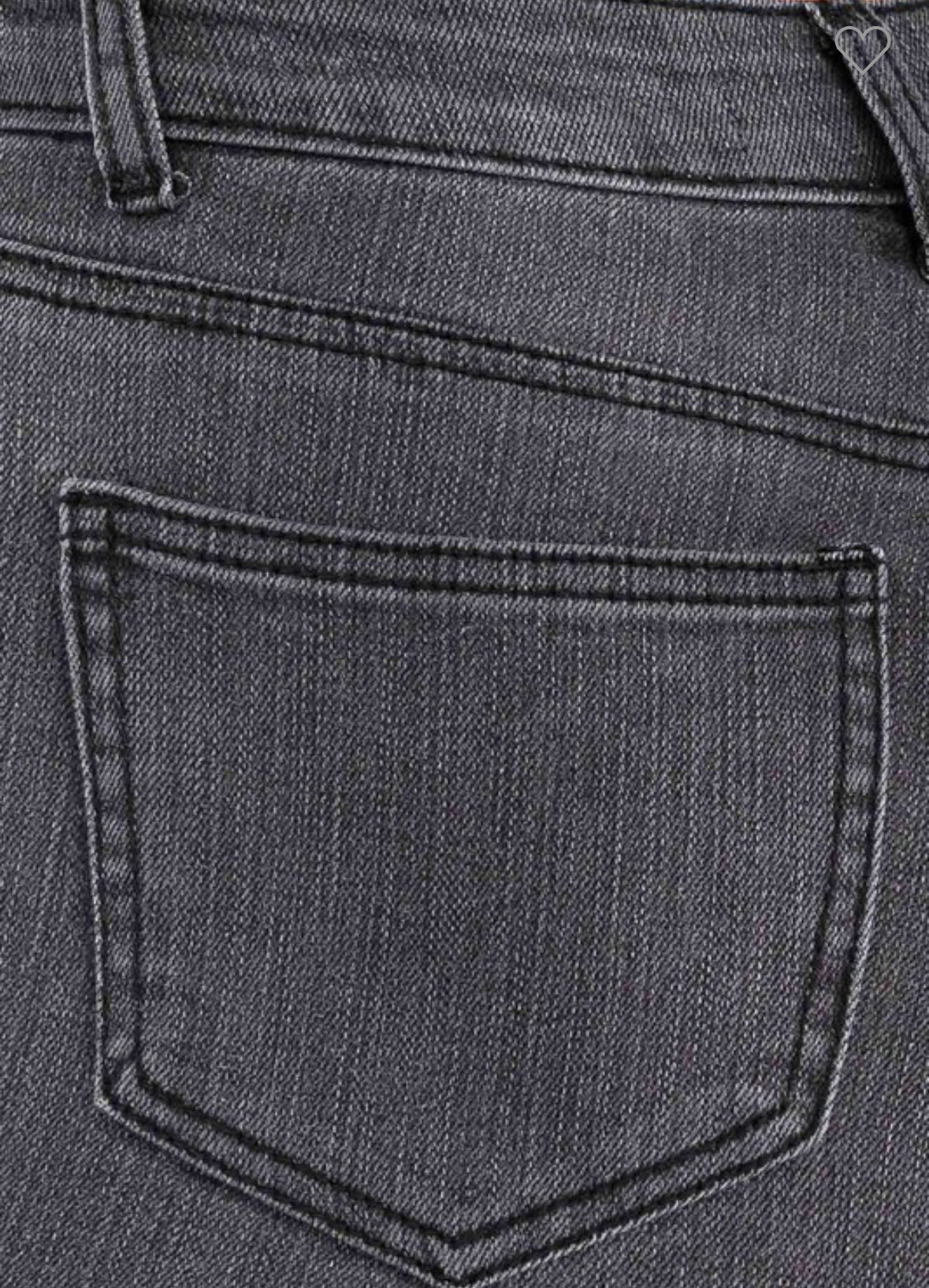 High Waist Skinny Ankle Grey Jeans