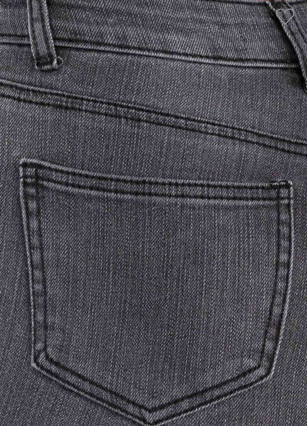 High Waist Skinny Ankle Grey Jeans