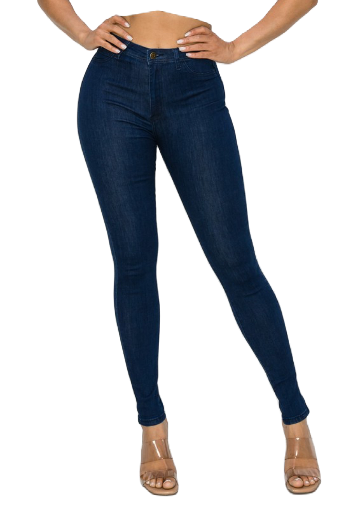 High Waist Skinny Stretchy  Smart Fit Jeans
