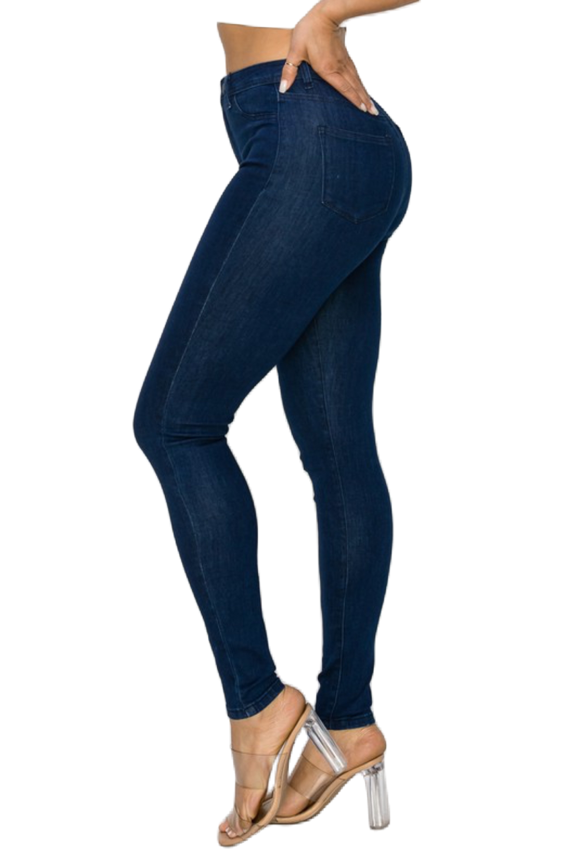 High Waist Skinny Stretchy  Smart Fit Jeans