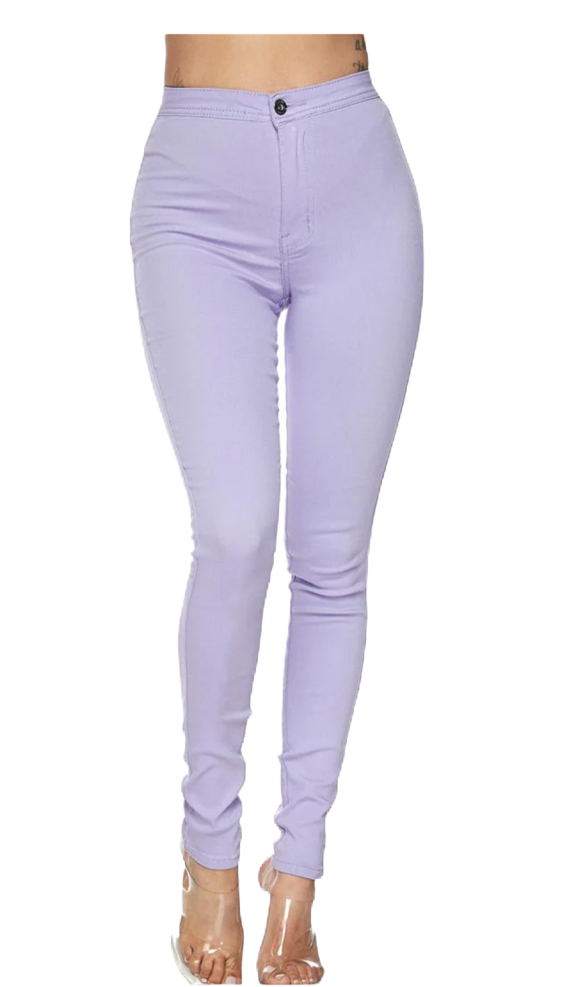 JC JQ High Waist Super stretchy Lavender Jagging jeans