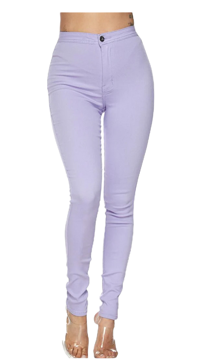 JC JQ High Waist Super stretchy Lavender Jagging jeans