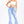 Load image into Gallery viewer, High Waist Flare Bottom Classic Five Button Light Blue Jeans
