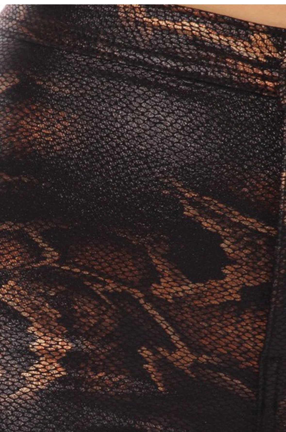 High Waisted Stretch Skinny Snake Print skinny Jeans