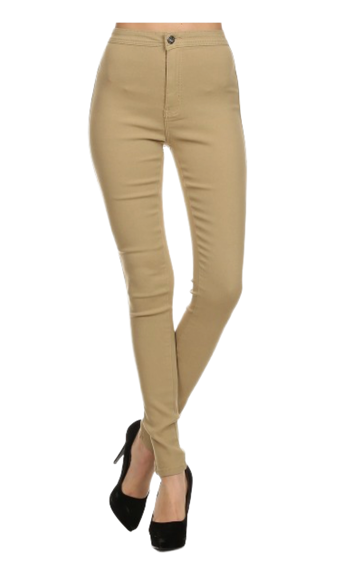 JC JQ High Waist Super stretchy khaki Jagging jeans