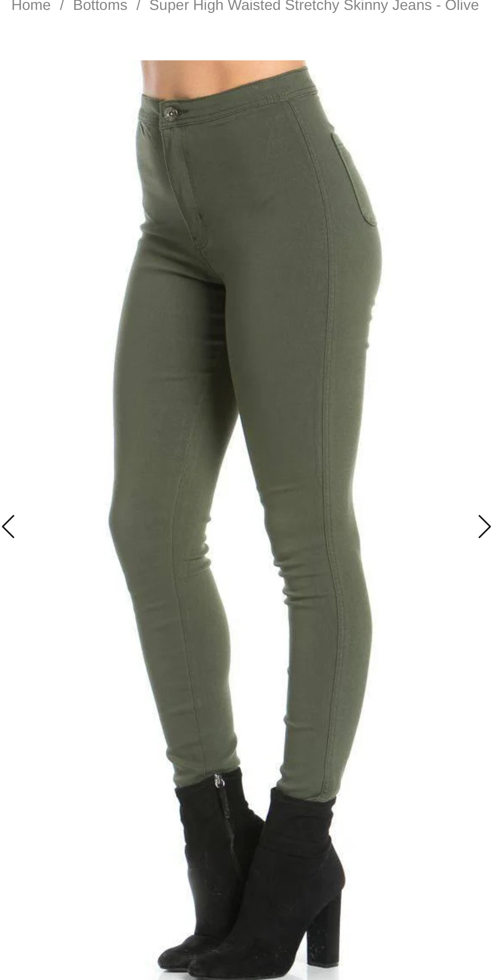 JC JQ High Waist Super stretchy Olive Jagging jeans