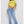 Load image into Gallery viewer, High Waist Flared Bottom Medium Blue Denim Jeans
