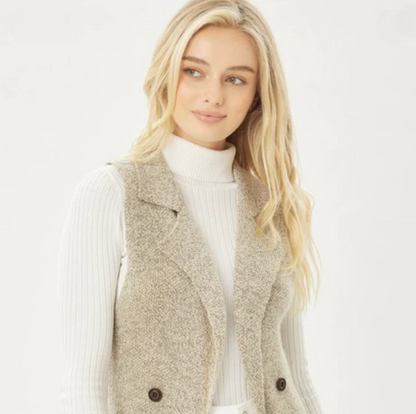 Women Sleeveless Cardigan