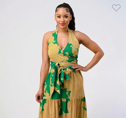 Floral Dress | Two- Piece Set Dress