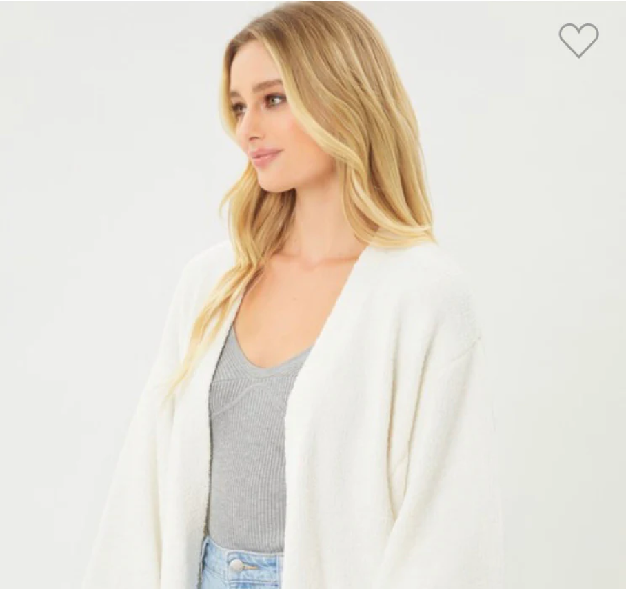 Bishop Sleeve Women Cardigan