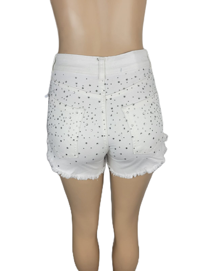 High waist stars all over shorts
