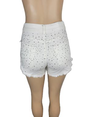 High waist stars all over shorts