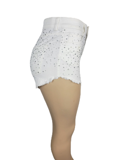 High waist stars all over shorts