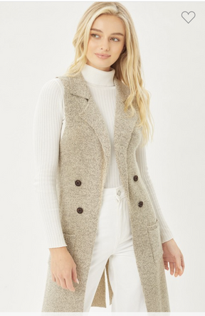 Women Sleeveless Cardigan