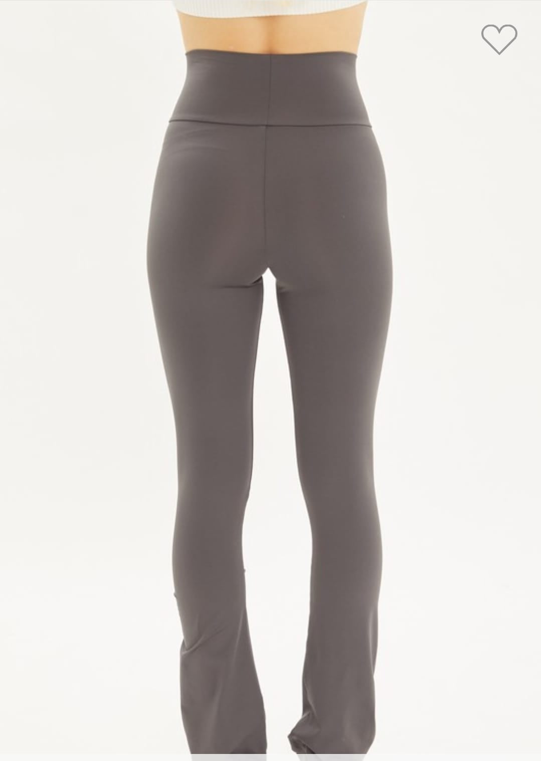 High Waist Seamless Flare Leggings