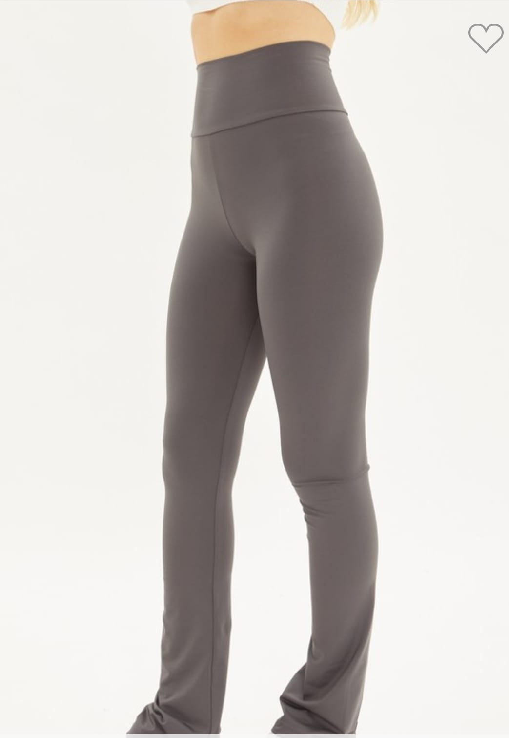 High Waist Seamless Flare Leggings