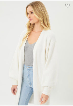 Bishop Sleeve Women Cardigan