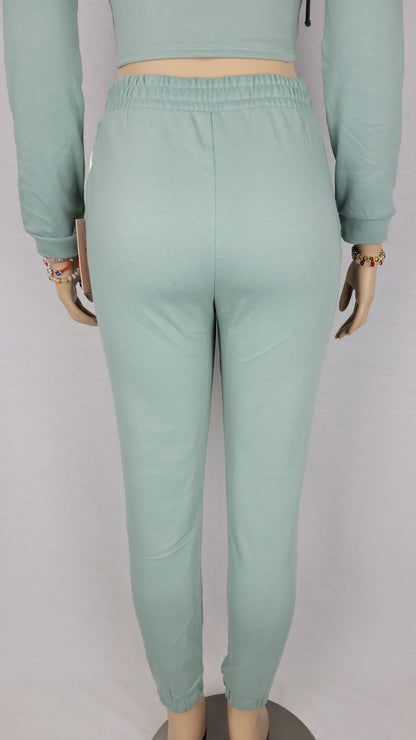 Two Piece Crop Jogger Set