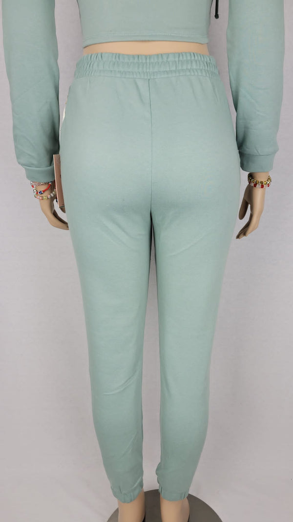 Two Piece Crop Jogger Set