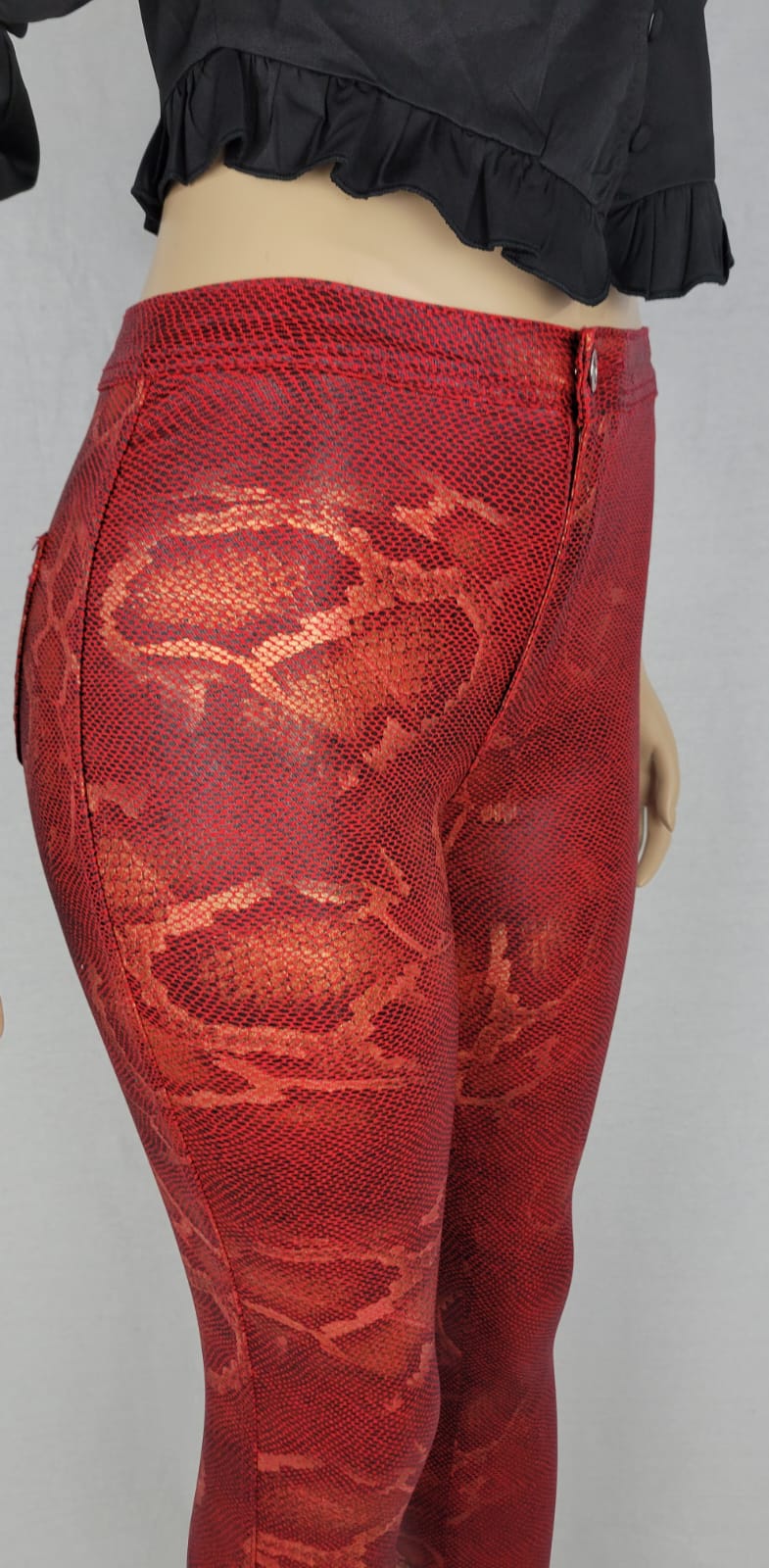 Skinny Jeans For Women | Snake Skin Pattern