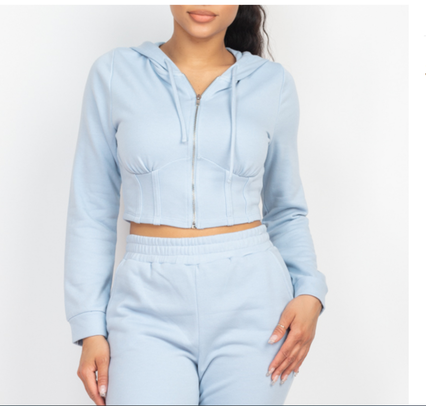 Two Piece Crop Jogger Set